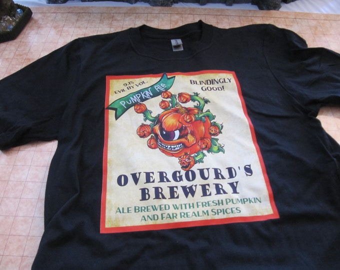 Overgourd Pumpkin Dungeons and Dragons Shirt D&D Gift for DND Players Featuring Overgourd Artwork