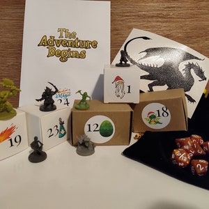 Gaming Advent Calendar Minatures Dungeons and Dragons RPG - Etsy