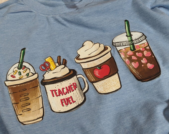 Teacher Themed Coffee Shirt