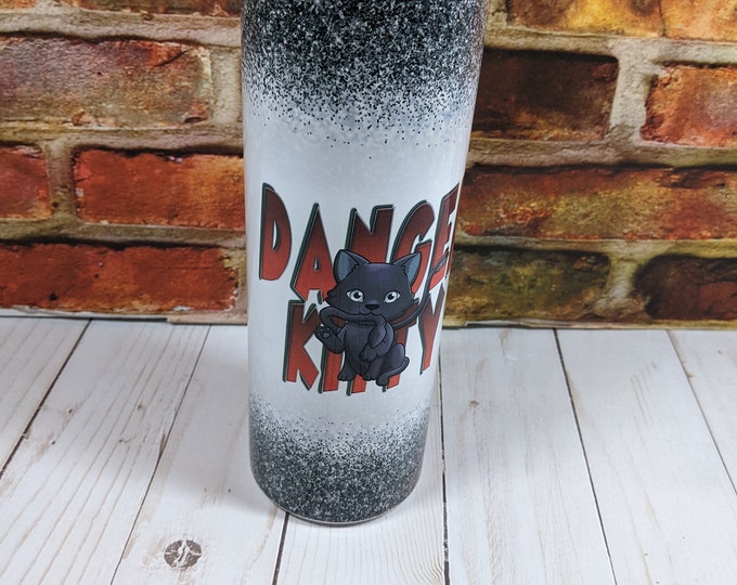 Danger Kitty Displacer 20 oz Skinny Tumbler