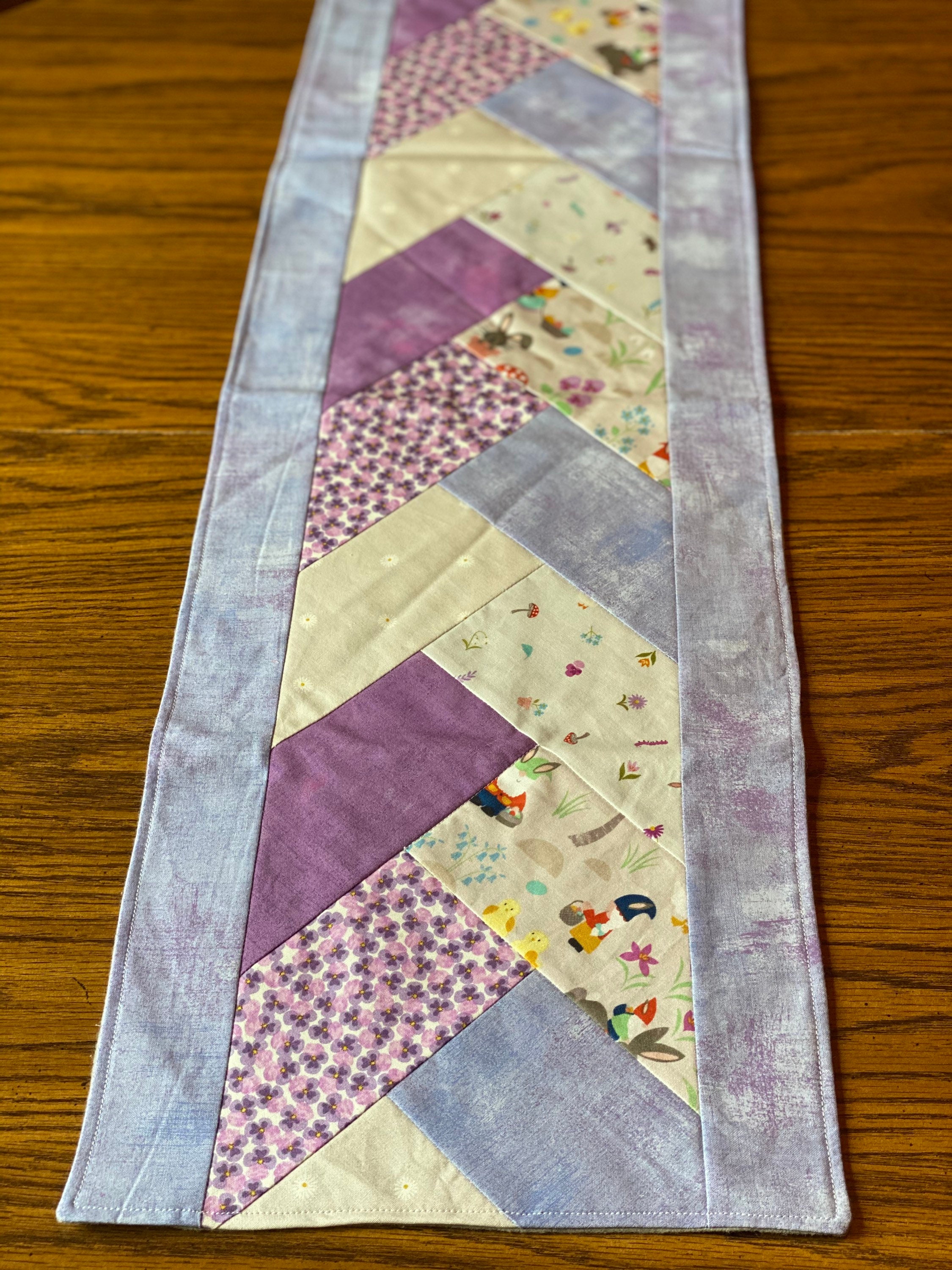 Table Runner Spring Style Spring Table Runner - Spring Decor - Easter Table Runner - Easter Decor ...