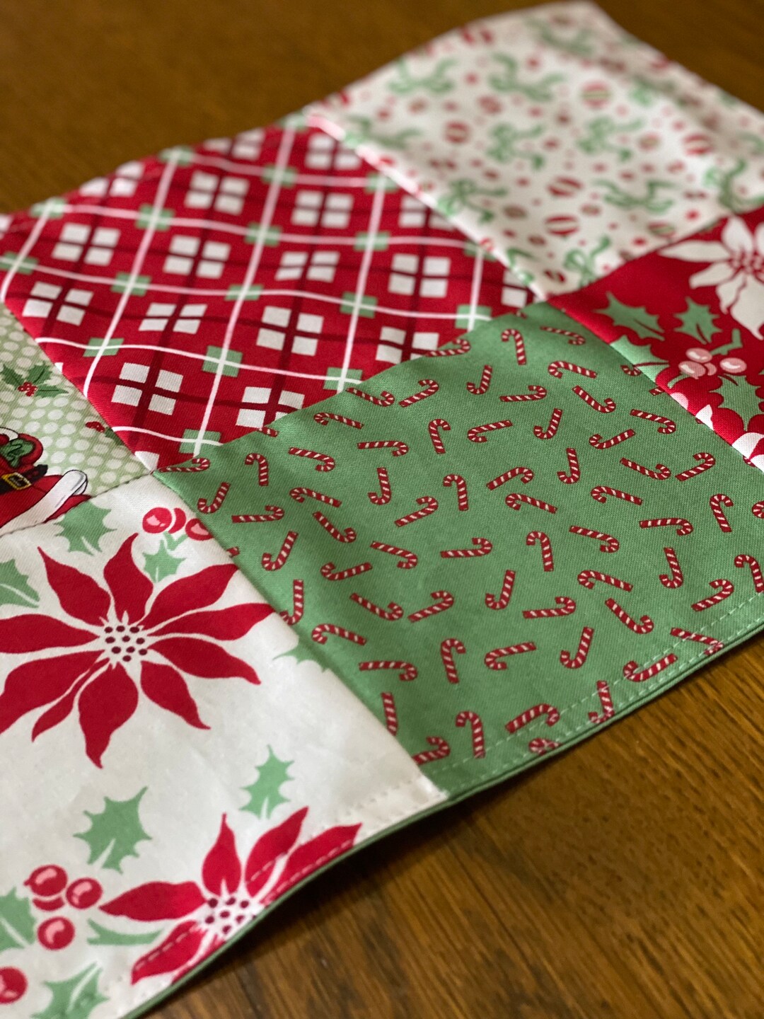 Vintage Christmas Table Runner 