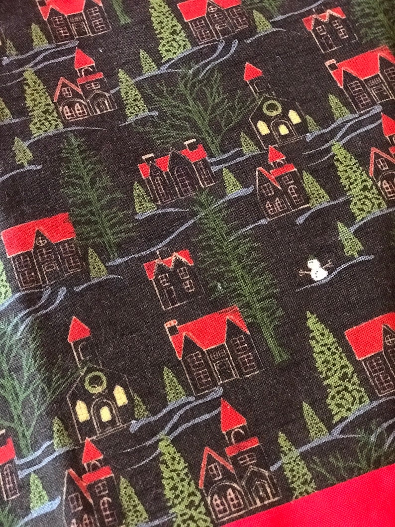 Christmas table runner Christmas decor one of a kind handmade Christmas table topper