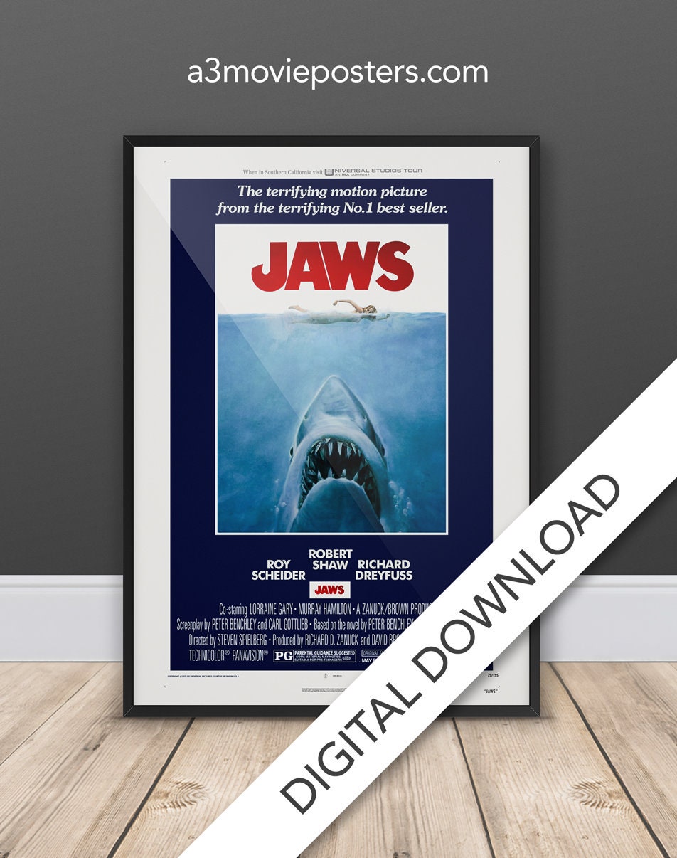 Movie Poster Jaws – delightful poster – Photowall
