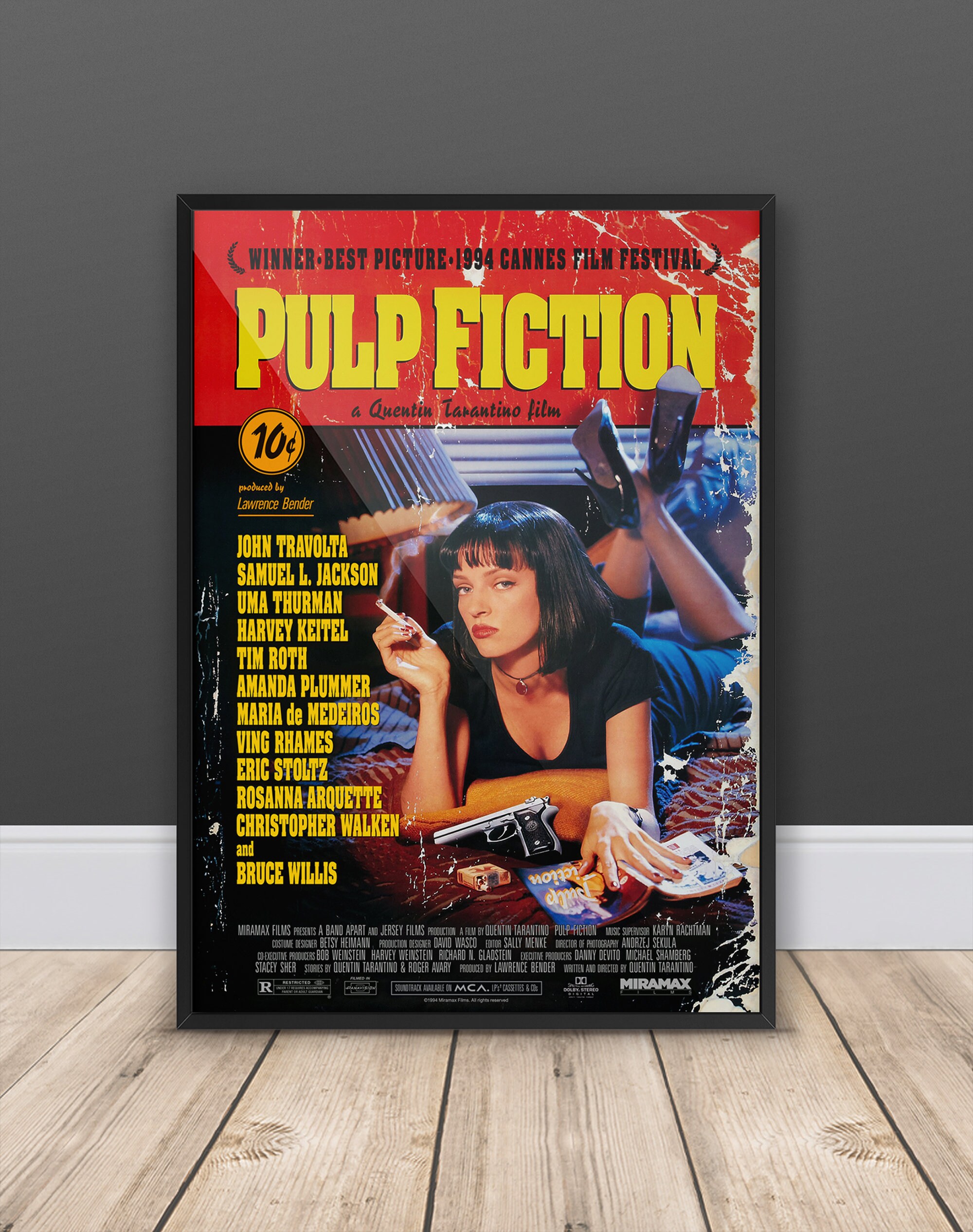PULP FICTION ORIGINAL CLASSIC 1994 90s MOVIE TARANTINO PRINT