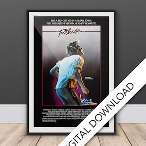 Footloose - Filmposter - Digitaler Poster Download, 300dpi Jpeg, A3 und Tabloid Format, 80er Jahre Filmposter