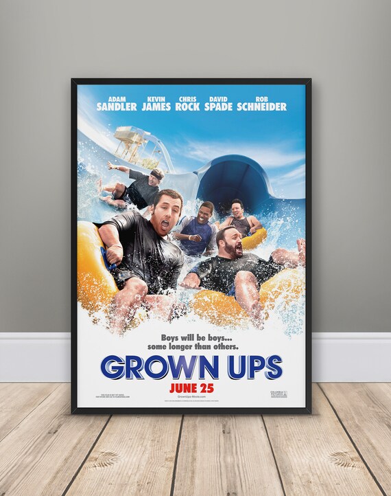 Grown Ups Movie Poster 2000 Digital Download, Movie Poster