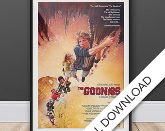 The Goonies Classic Movie Large Poster Art Print Gift A0 A1 A2 A3 A4 Maxi
