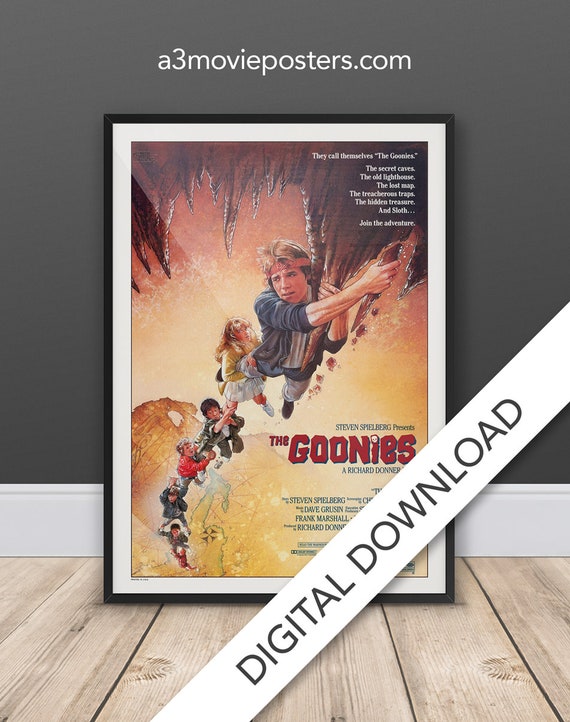 Goonies 1985 Digital Download Printable Wall Art Print | Etsy
