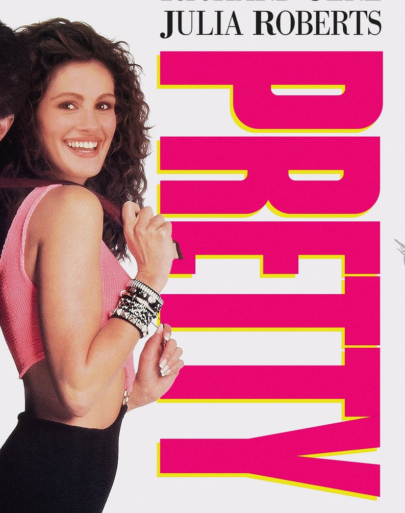 Pretty Woman Movie Poster Digital Poster Download 300dpi Etsy