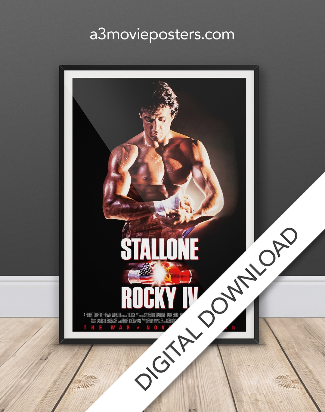 Poster Film Rocky Arte Da Parete Formati A4 A3 A2
