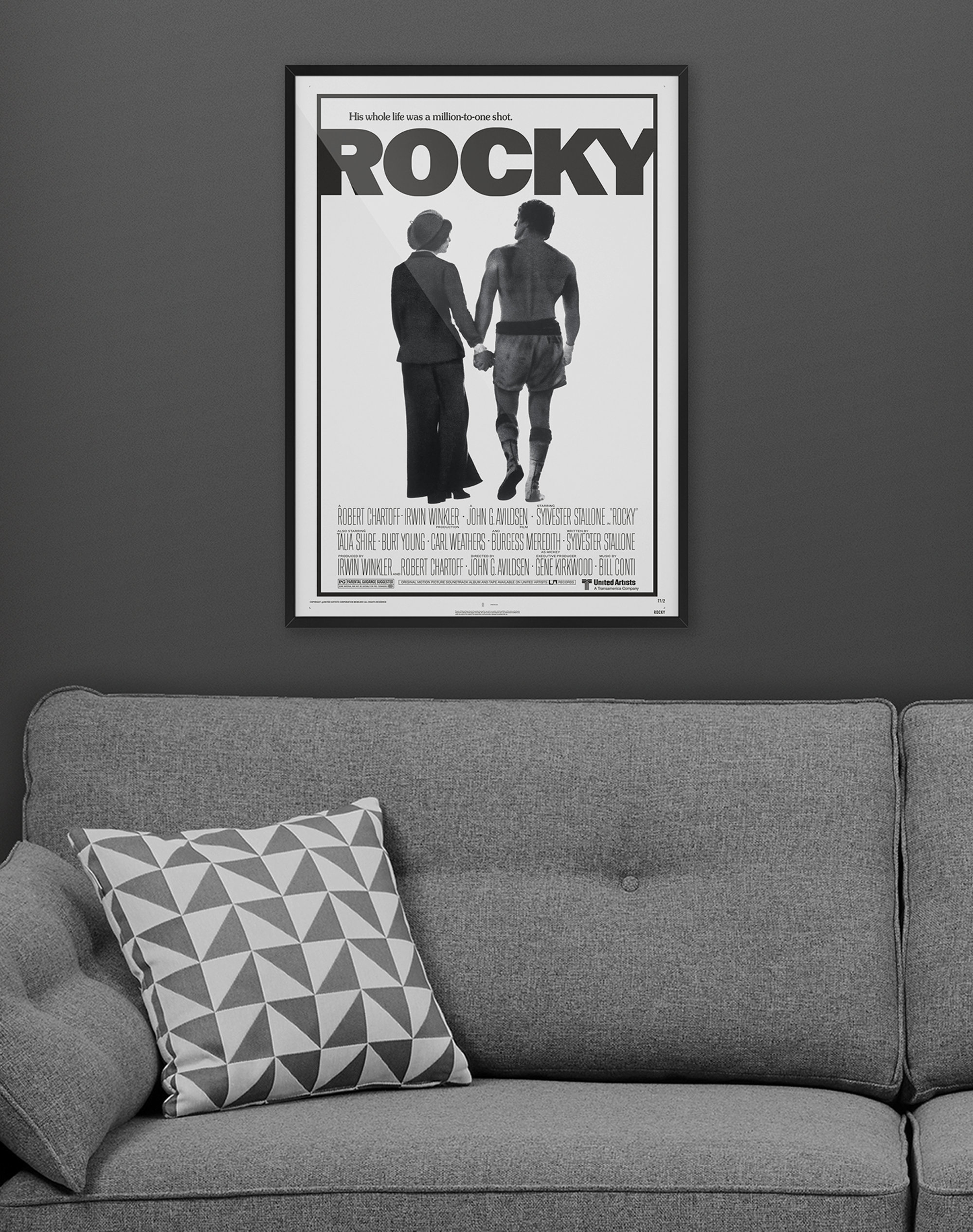 Rocky Movie Poster - Digital Poster Download, 300dpi Jpeg