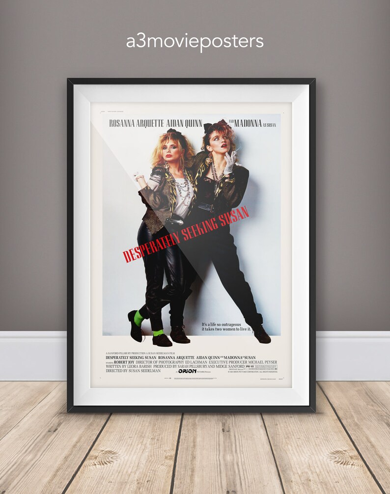 Desperately Seeking Susan Movie Poster Film Photo Print Picture Madonna