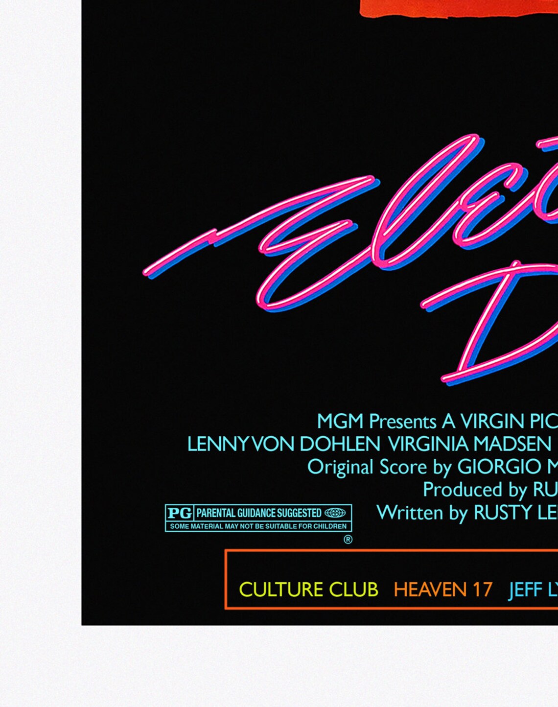 Electric Dreams Movie Poster Digital Download A3 Tabloid Etsy