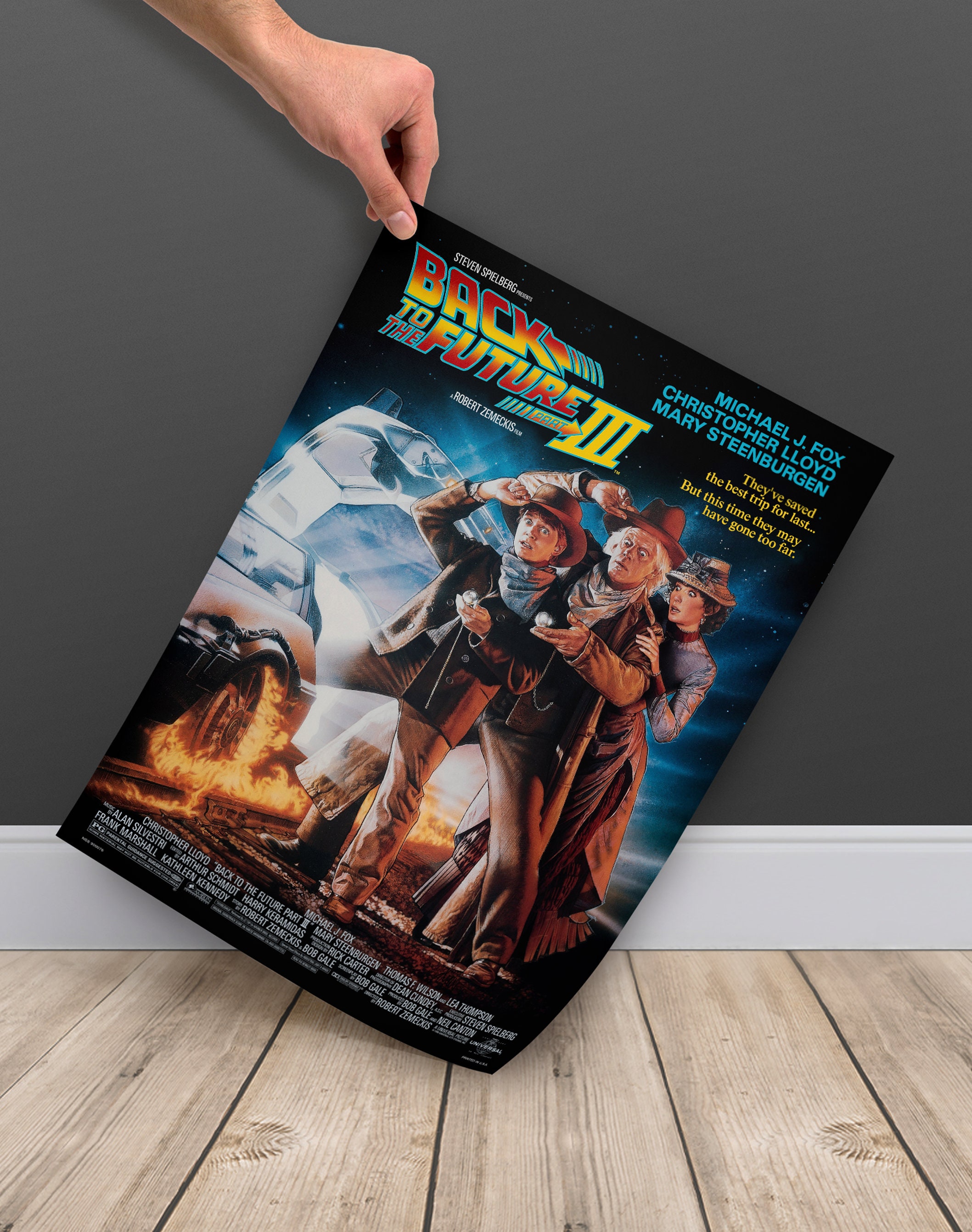 Back to the Future Part III - Movie Poster - Back to the Future 3