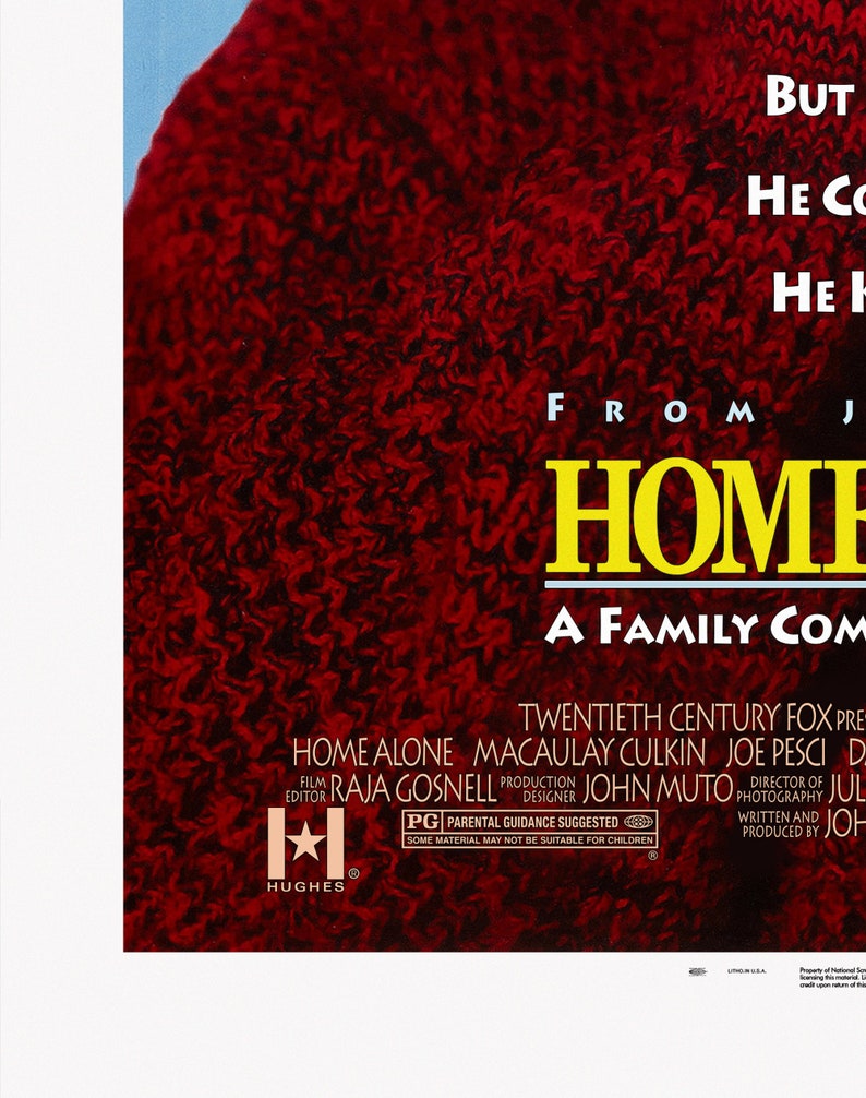 Home Alone - Movie Poster - Digital Poster Download, 300dpi Jpeg, A3 and Tabloid Size, 90's Movie Posters image 7