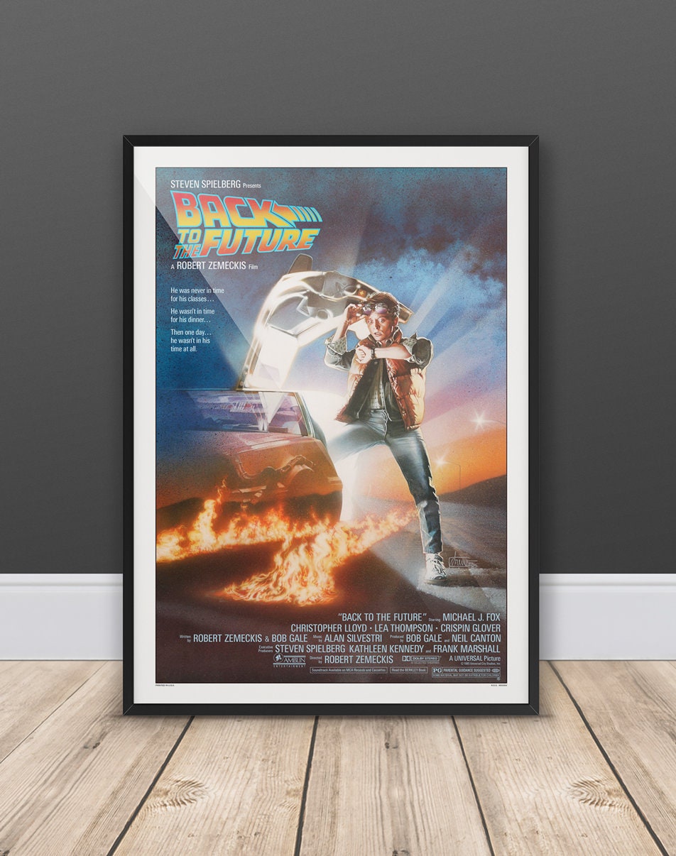 Regreso al futuro - Póster de la película - Descarga de póster digital, 300  ppp Jpeg, A3 y tamaño tabloide, carteles de películas de los años 80 - Etsy  México, image size:952x1206