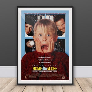 Home Alone - Movie Poster - Digital Poster Download, 300dpi Jpeg, A3 and Tabloid Size, 90's Movie Posters image 2