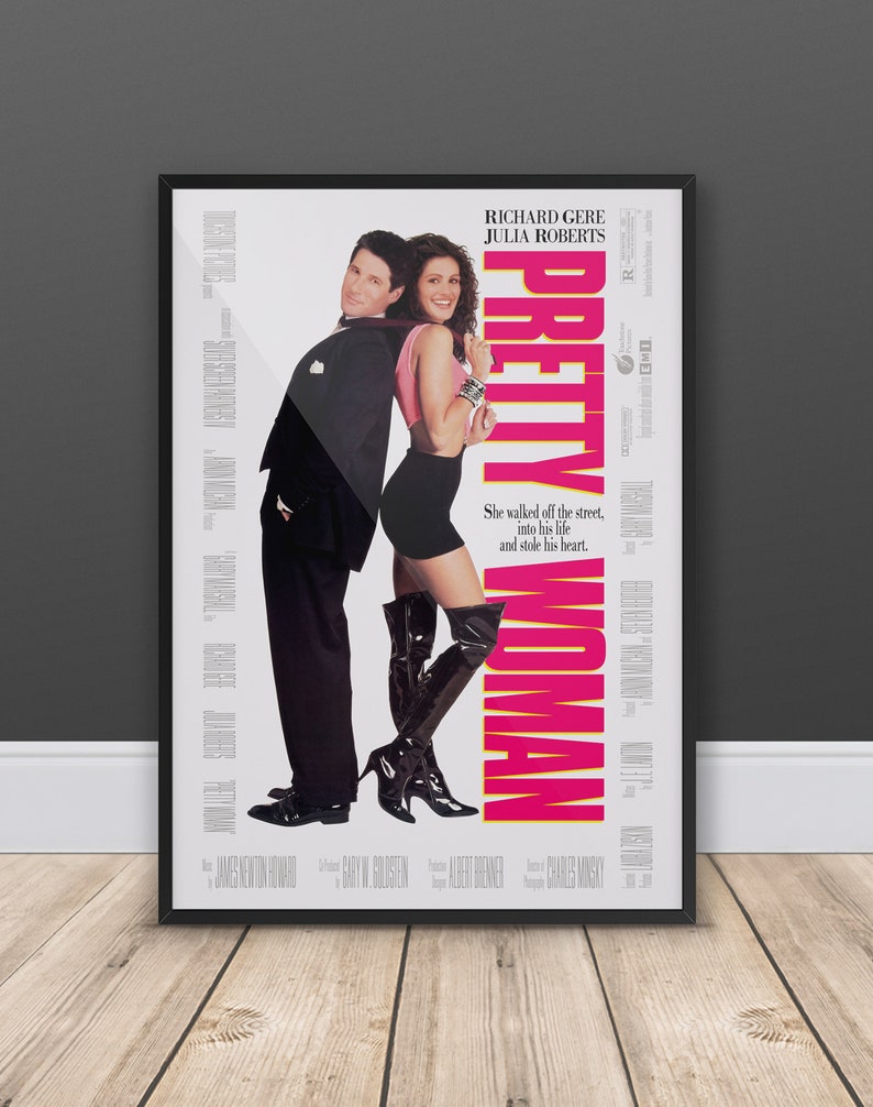 Pretty Woman Movie Poster Digital Poster Download 300dpi Etsy