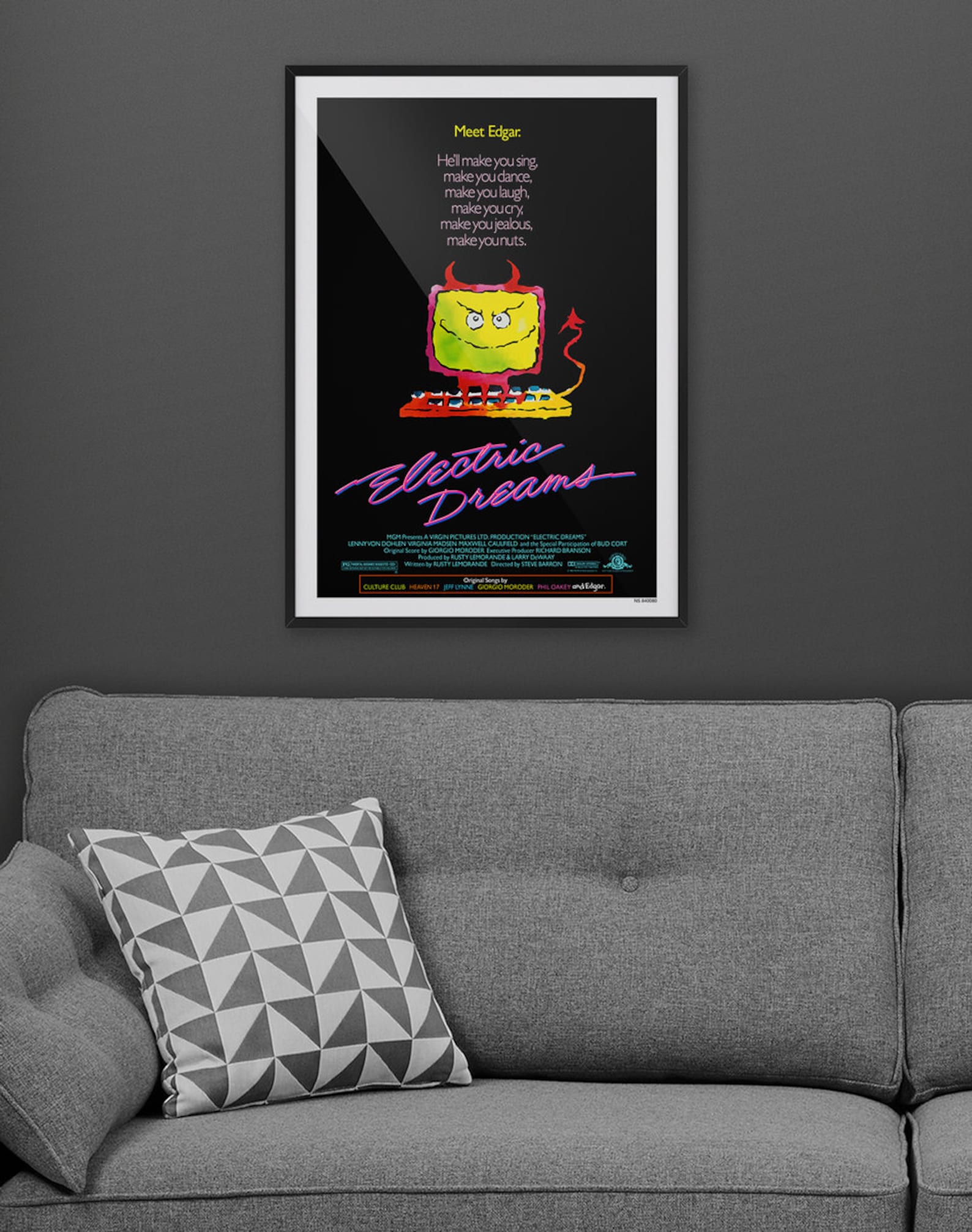 Electric Dreams Movie Poster Digital Download A3 Tabloid Etsy