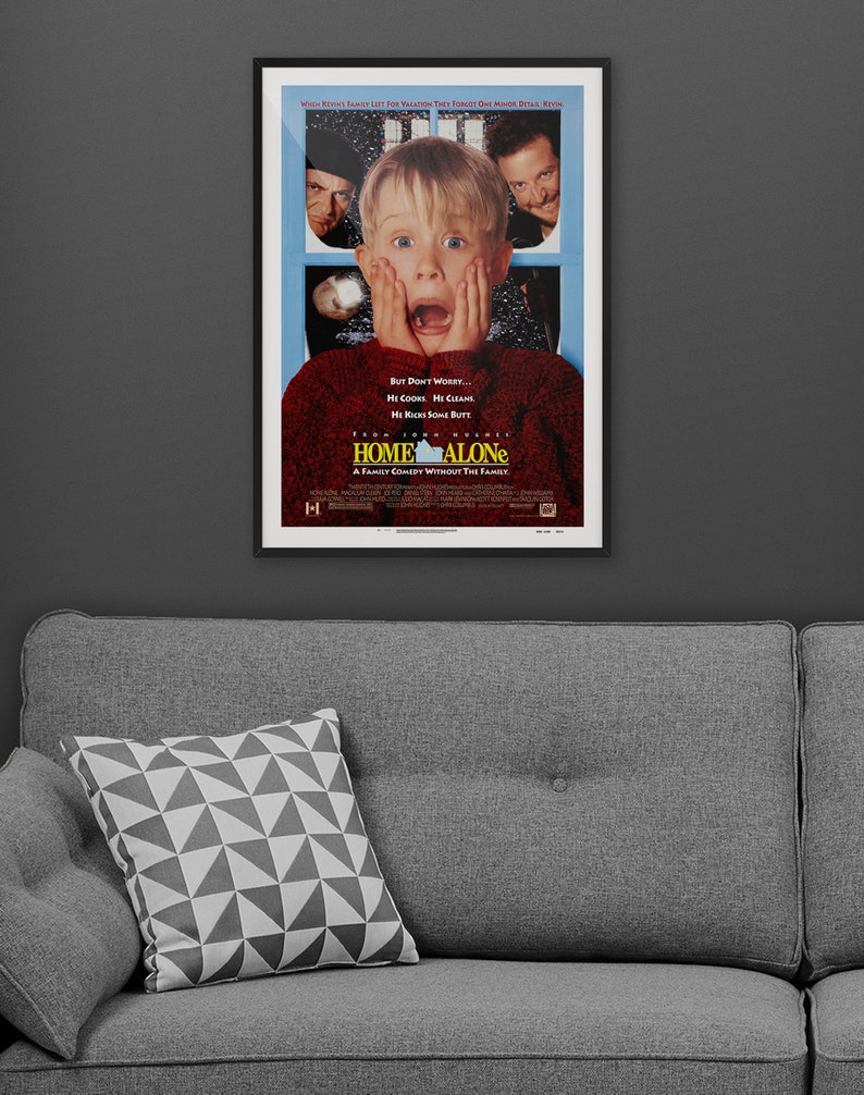 Home Alone - Movie Poster - Digital Poster Download, 300dpi Jpeg, A3 and Tabloid Size, 90's Movie Posters image 4