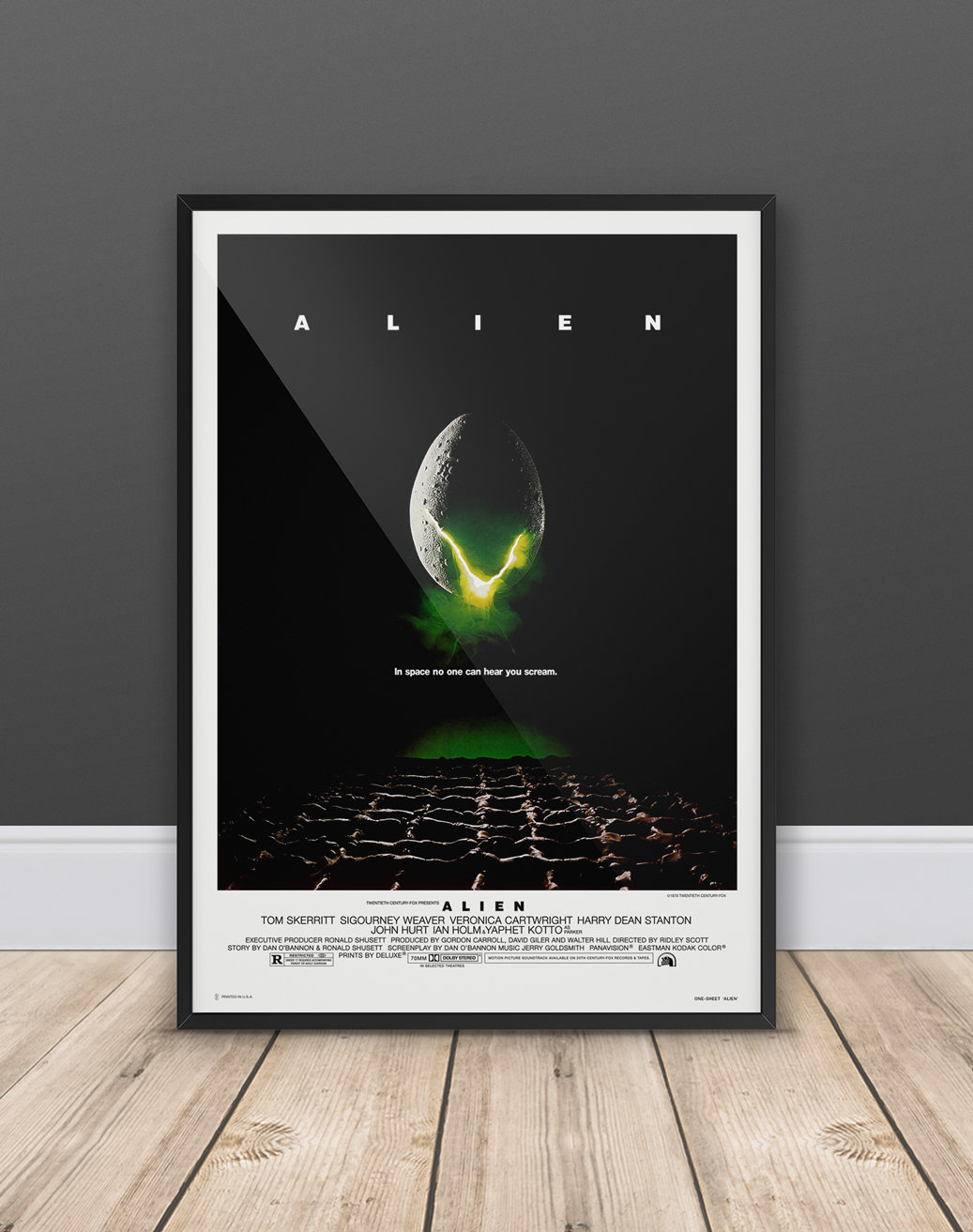 Alien Poster - Digital Download, Alien Movie Poster, Printable Wall Art ...