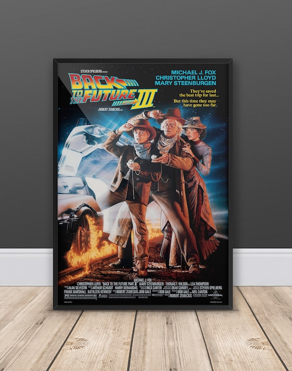 Back to the Future Part III - Movie Poster - Back to the Future 3