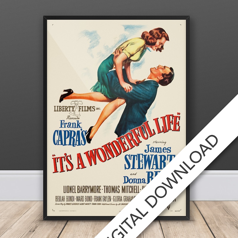 Its a Wonderful Life Poster - Etsy