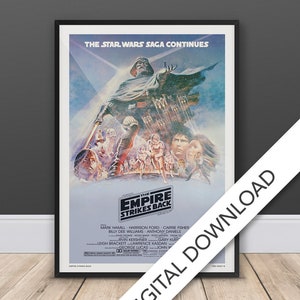 Vintage Japanese The Empire Strikes Back Star Wars Movie