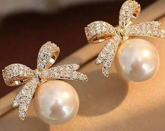 Pearl Stud Earrings