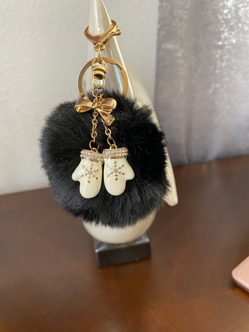 Beautiful mitten key chain