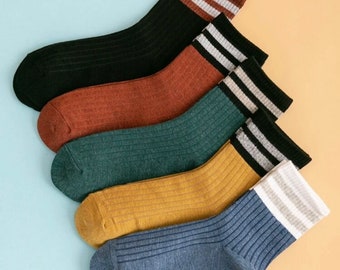 Socks for women crew socks novelty socks slippers socks ladies socks 5 pair for one price