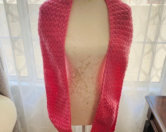 Scarf| pink scarf| gift for her, fuchsia scarf, winter scarf, pink scarf. Scarf, crochet scarf, neck scarf, handmade scarf. Scarves for her