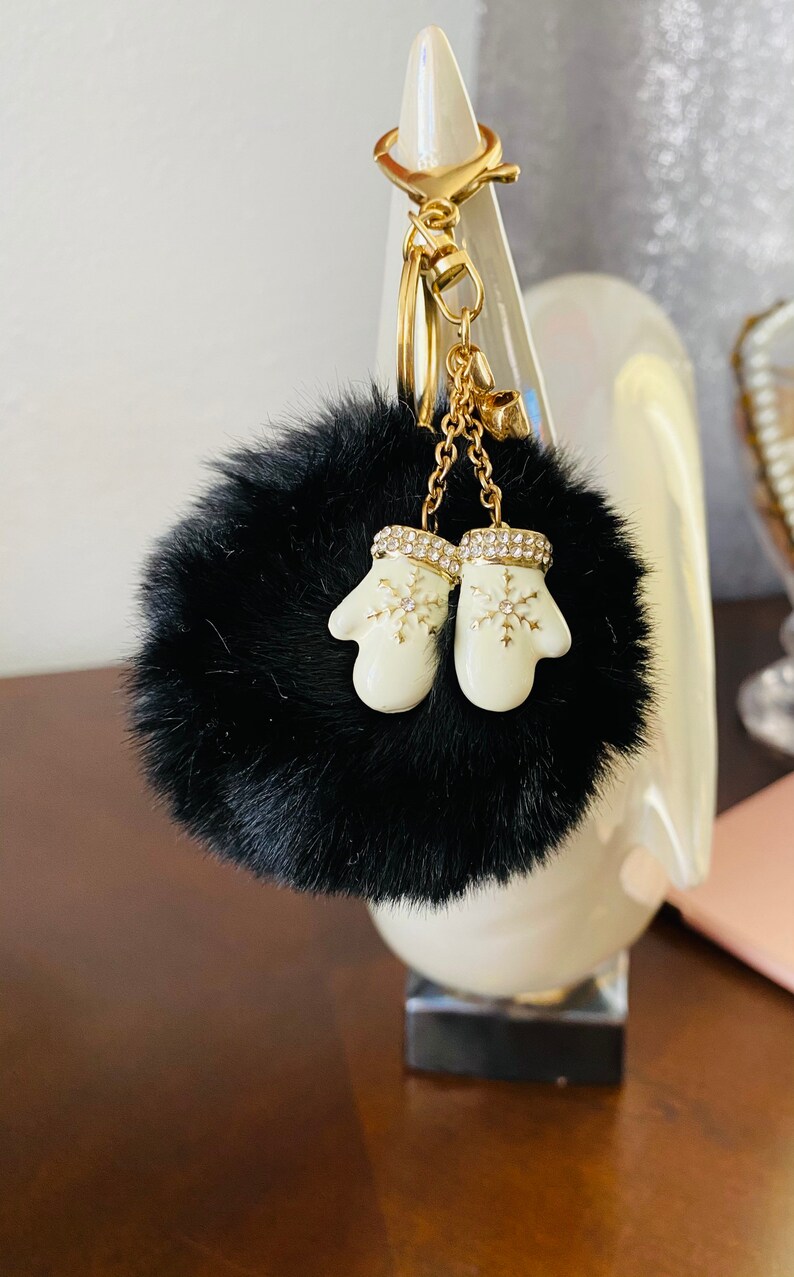Beautiful mitten key chain