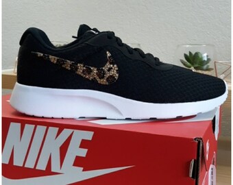 nike black cheetah print shoes