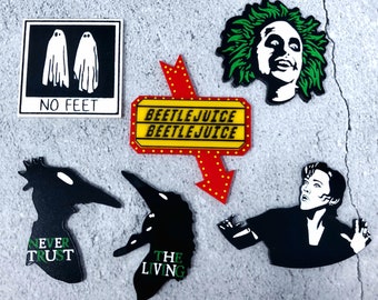 Beetlejuice Magnets, Beetlejuice Decor, Beetlejuice Sign, Neodymium Magnets, Fridge Magnets