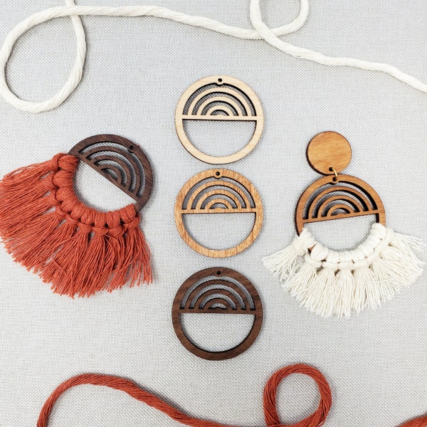 Wood Earring Blanks Etsy