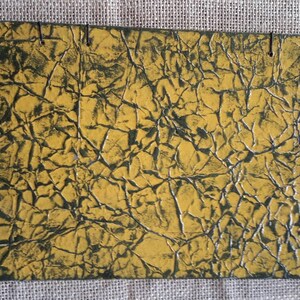 Handmade Sketchbook/art Journal  (yellow/black) Memory Keeping Art Journal, Keepsake Art Journal,  Blank Art Journal, Visual Art Journal.