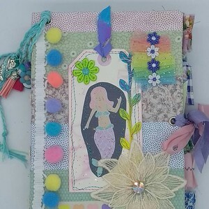 Handmade Mermaid Journal, Keepsake J, Gift J, Heirloom J, Album J, Diary J, Writers J, Children's Journal, Memory Keeping J, Scrapbook J.