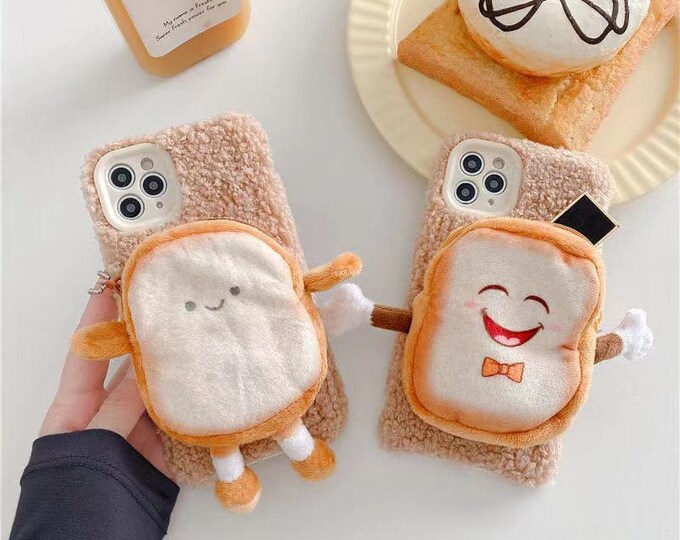 Fluffy Couple Phone CaseCartoon Phone CaseKawaii Cute Plush Soft Phone Case for iPhone1211Phone6 6s 7 8 Plus X XR SE XS 11 mini Pro Max