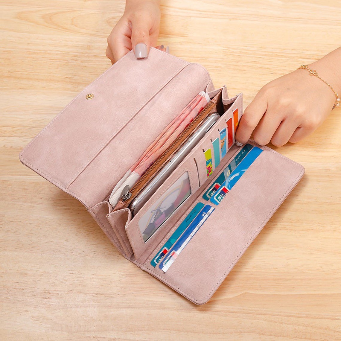 Cute Kawaii Pink Long Wallet/Short Wallet/Purse/Card Etsy