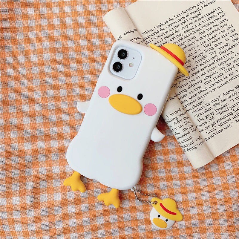 Soft 3D Cute Duck Silicone Phone Case Iphone12/11/6 6s 7 8 | Etsy