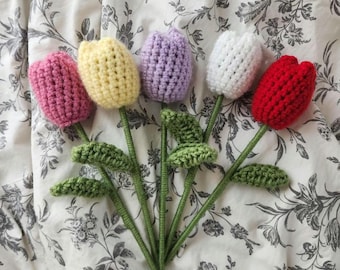 Crochet Tulip Flower