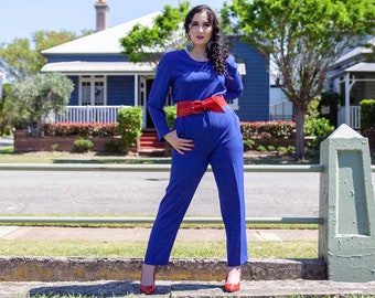 80s style jumpsuit