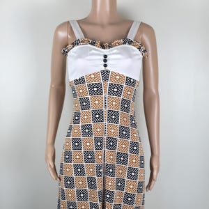 Vintage 60s Dark Academia Dress, 60s Geometric Dress, Vintage 60s Dress, Vintage Librarian Dess, Retro Academia Dress, Vintage 60s Plaid