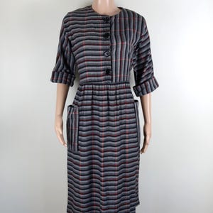 Vintage 80s Stranger Things Dress, Nancy Wheeler Dress, 80s Nancy Wheeler, Dark Academia Dress, 80s Academic, 1980s Academic, 80s Teacher