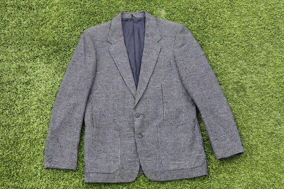 Vintage 70s Dark Academia Tweed Jacket 