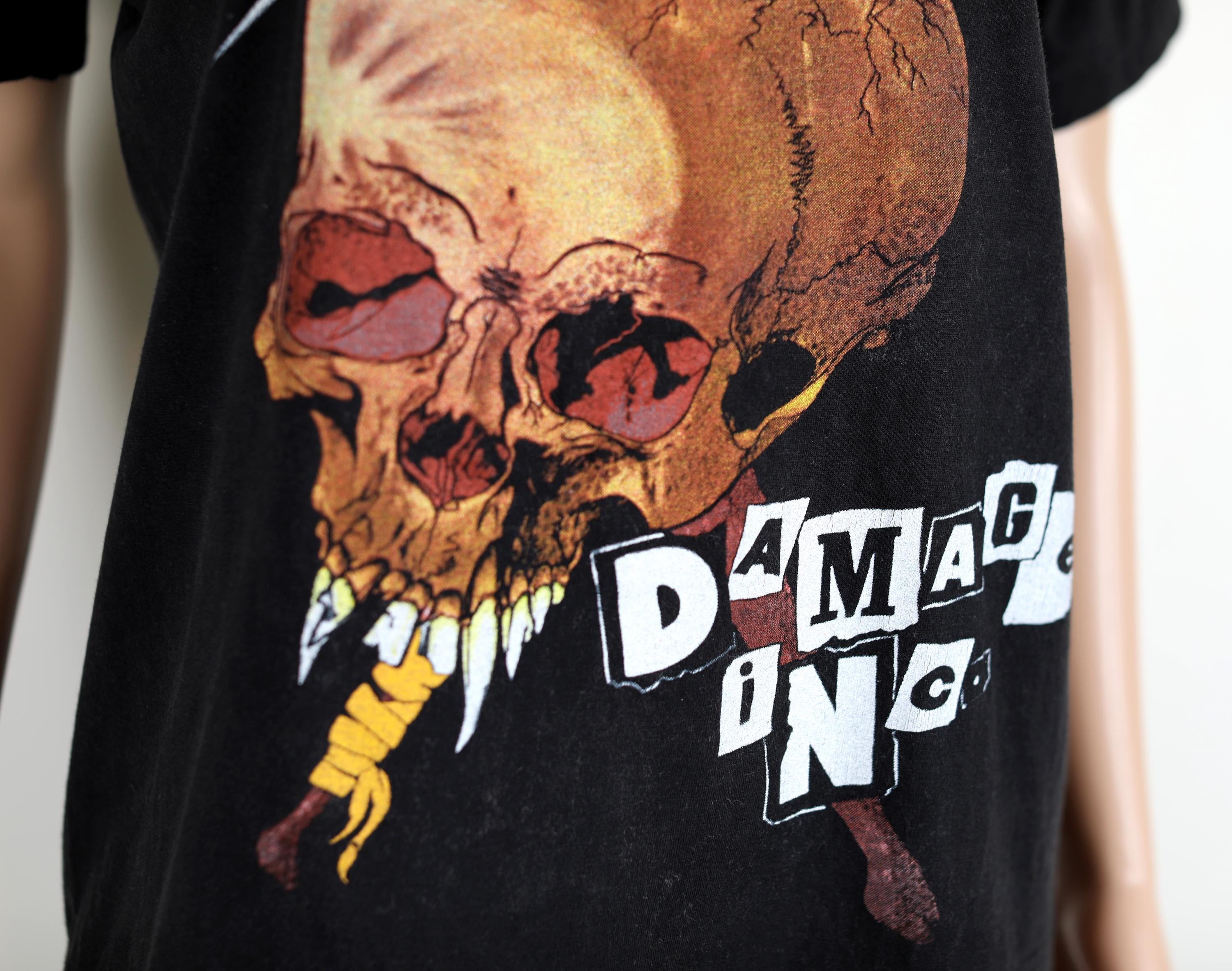 Vintage 80s Metallica Damage Inc Tee Shirt. as Worn by Justin