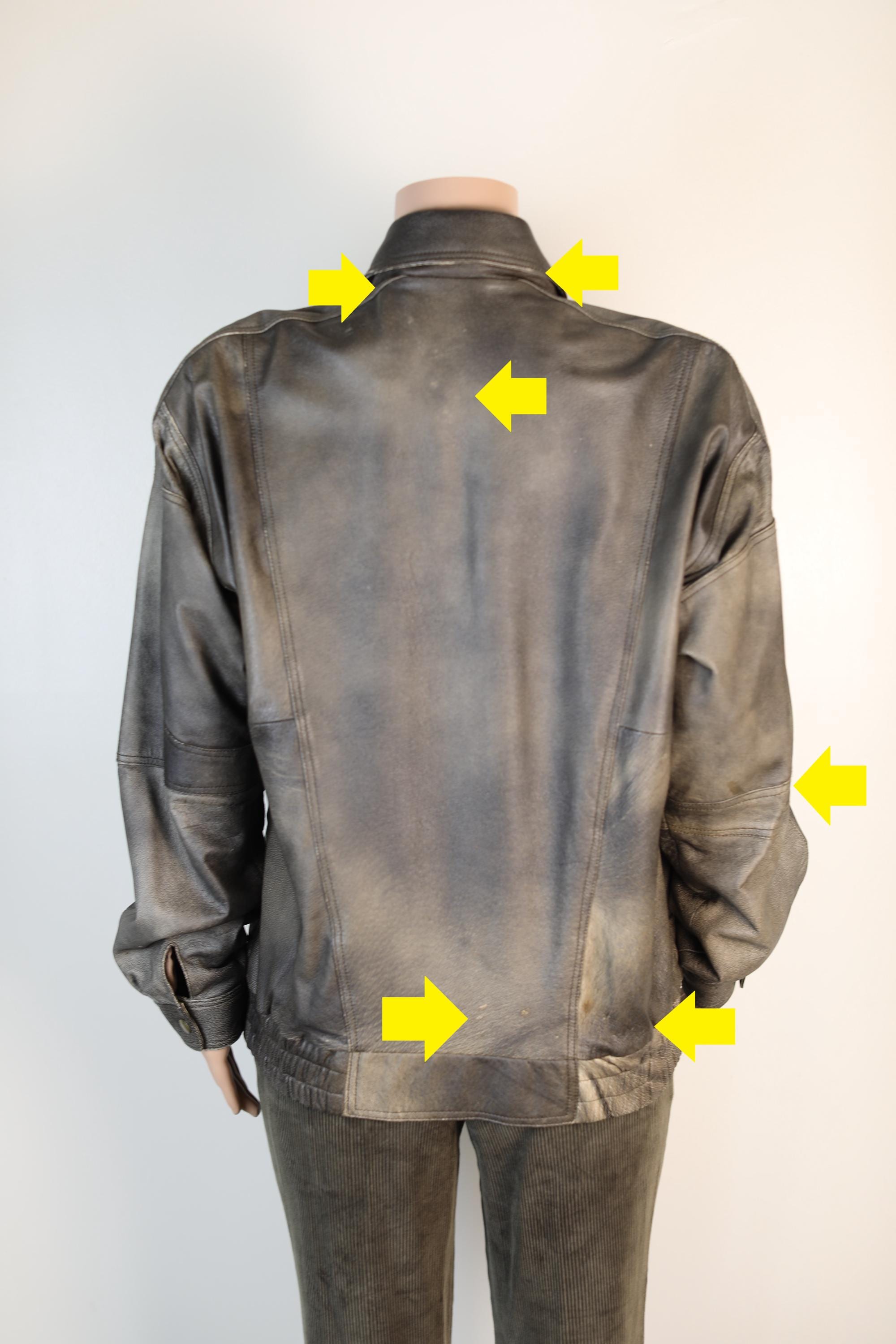 Vintage 90s Aviator Jacket, Pilot Jacket, Vinatge Leather Jacket