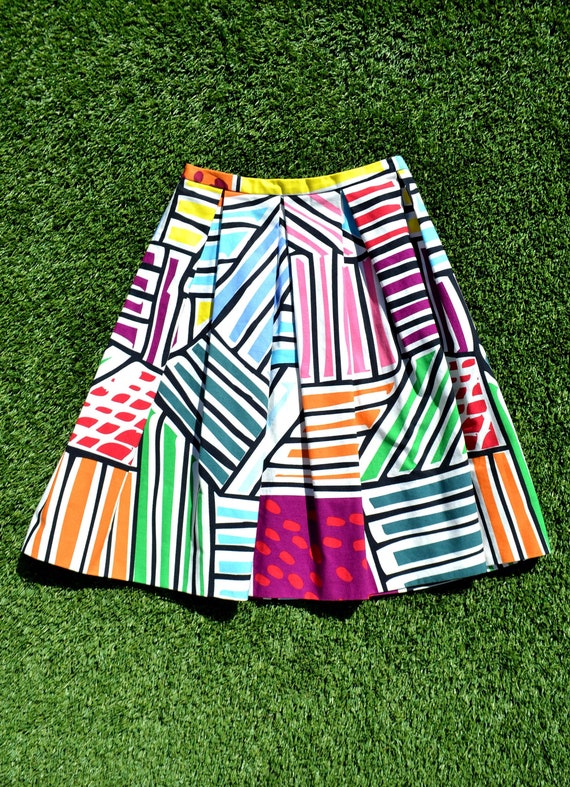 Gorman blue pleated skirt sales